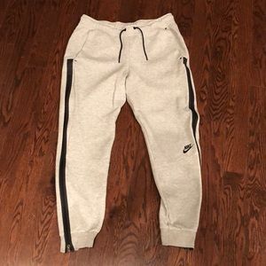 Nike zipper leg sweatpants